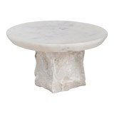 Marble Raw-Edged Pedestal
