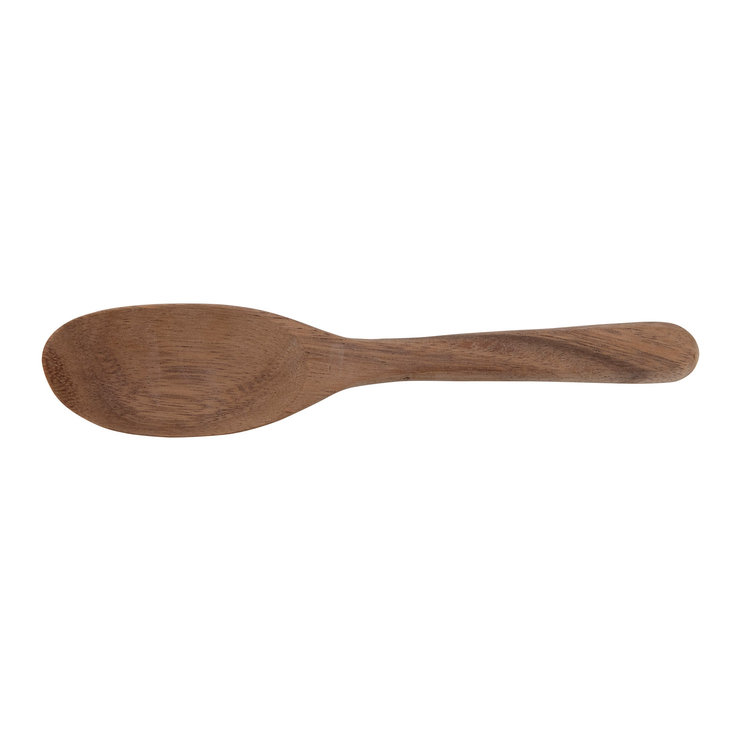 8"L HandCarved Acacia Wood Spoon, Natural